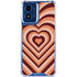 Autumn Heart Pattern Moto G 5G (2024) Clear Case